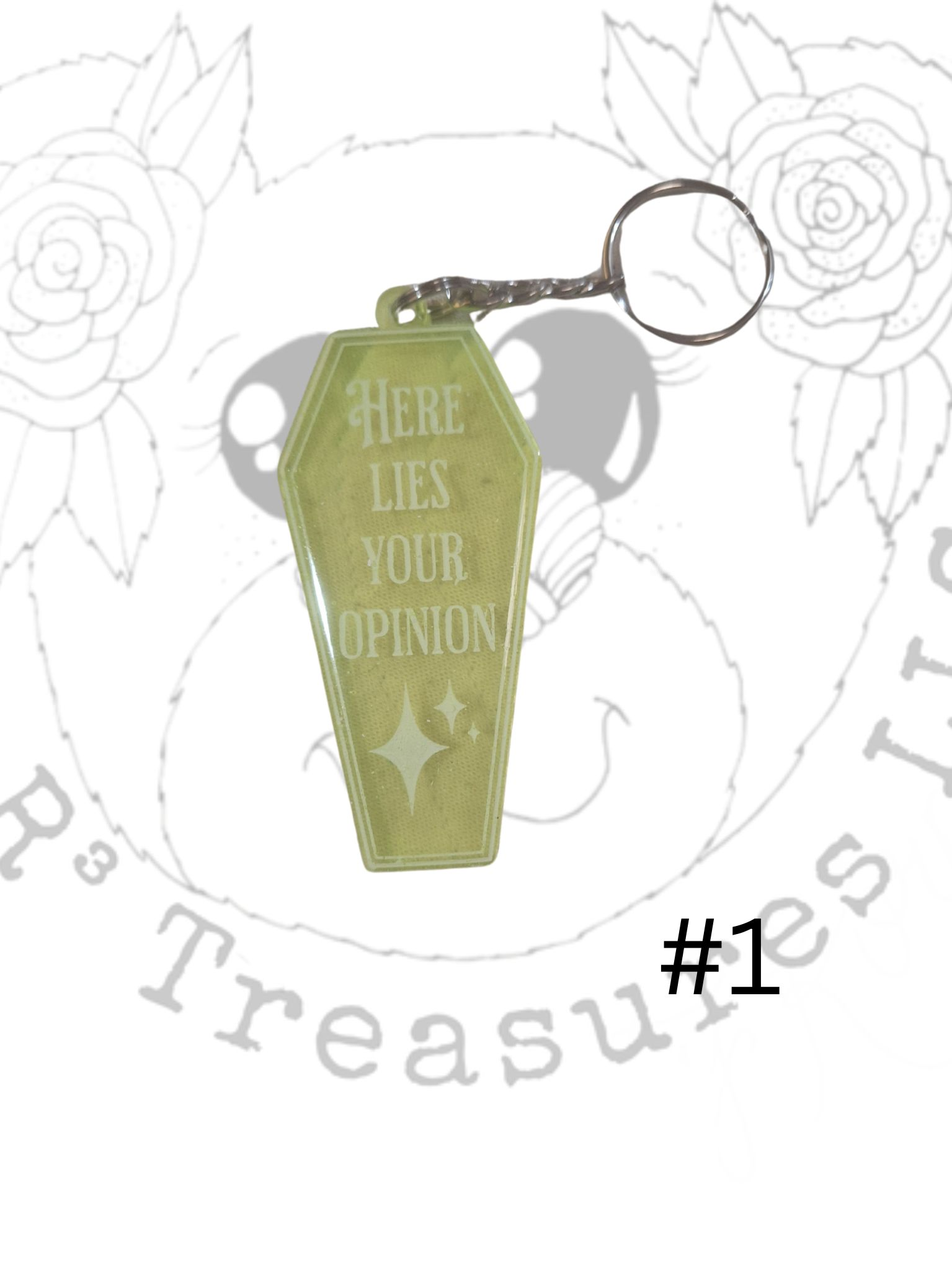 Rest in Sass Keychain