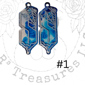 Webbed Retro S Earrings