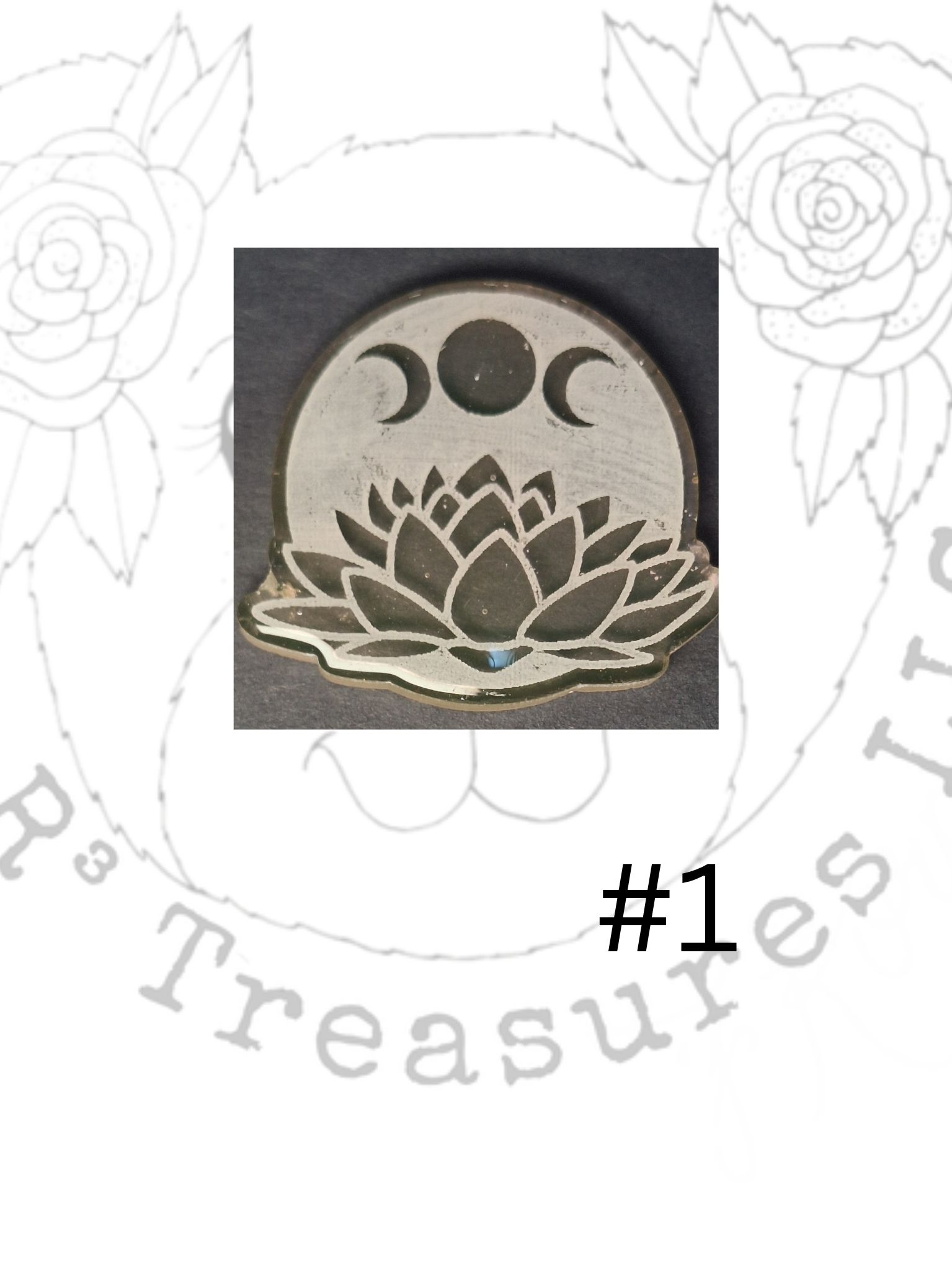 Lotus Bloom Keychain-Ornament-Magnet-Gift