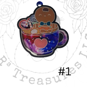 Cup of Cozy Coco Chaos Keychain-Ornament-Magnet-Gift