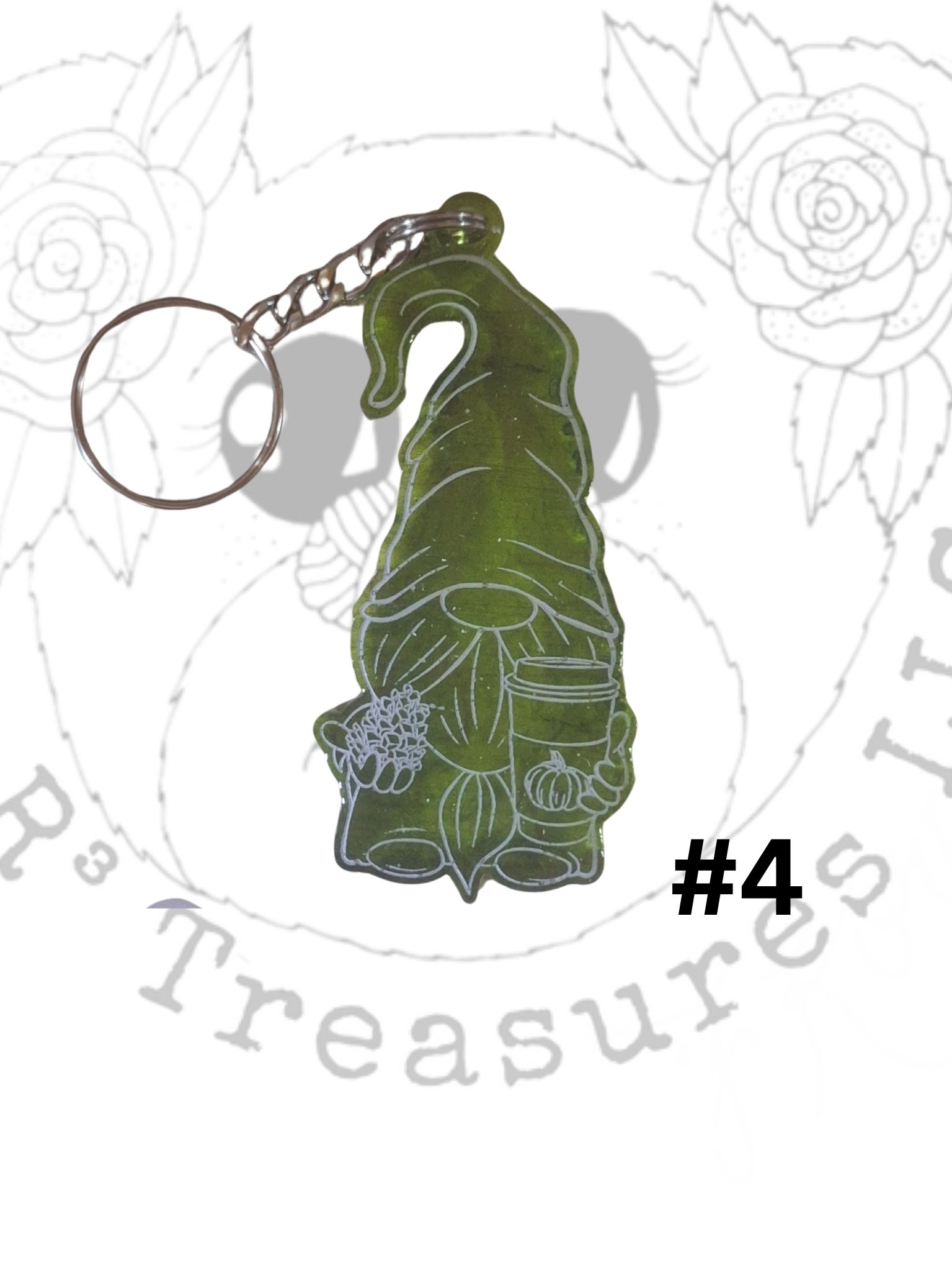 Fall Gnome Keychain-Ornament-Magnet-Gift