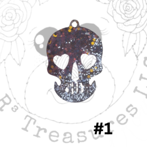 Love Eyes Skull Keychain-Ornament-Magnet-Gift