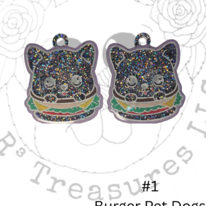 Burger Pets Earrings - Dogs Edition