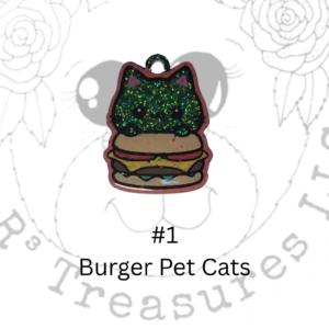 Burger Pets Earrings - Cats Edition