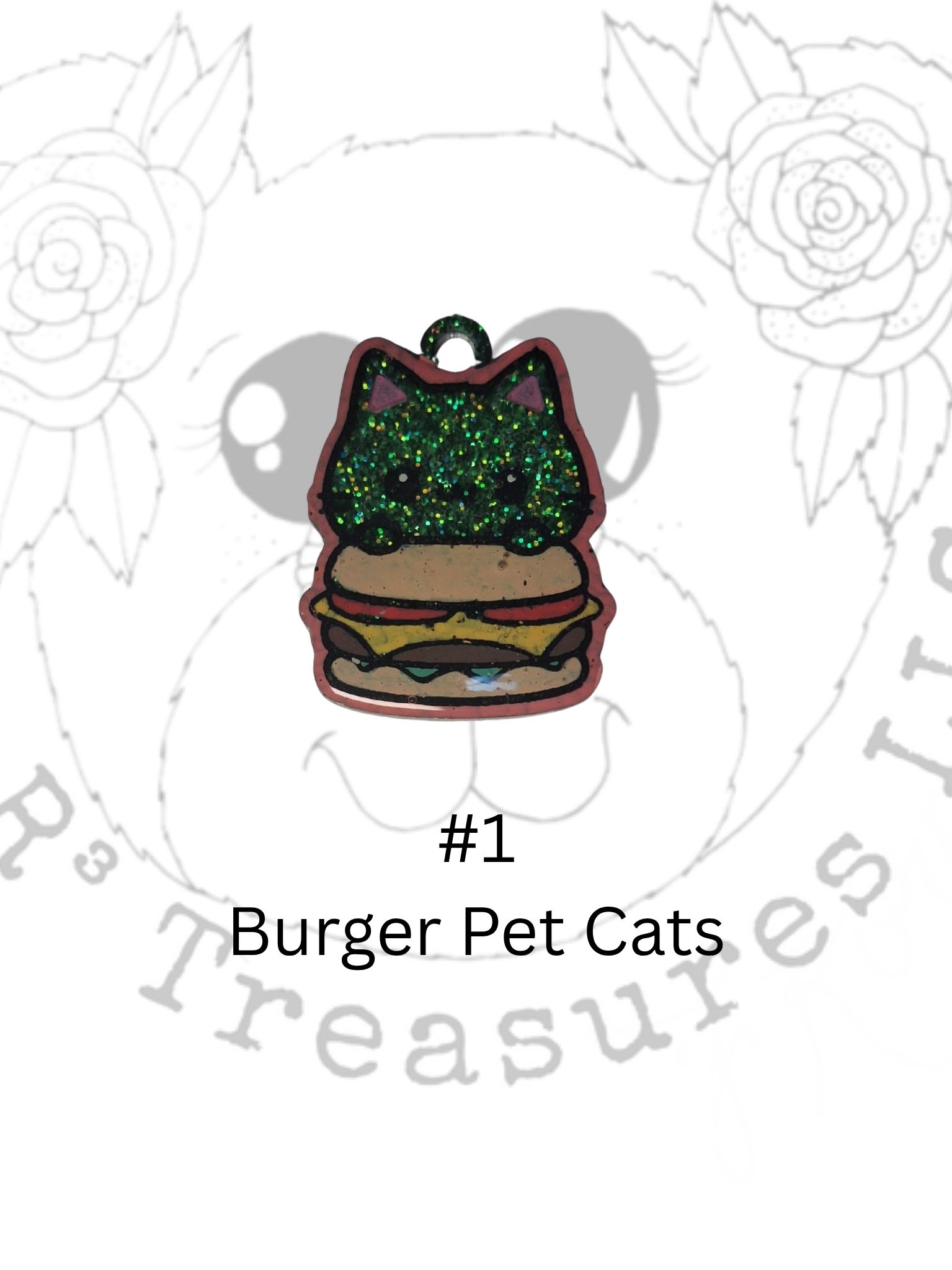 Burger Pets Earrings - Cats Edition