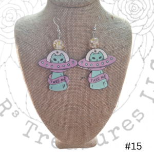 Mischief with Unmanaged Felines Earrings