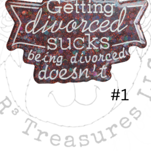 Divorce Glow-Up- Keychain-Ornament-Magnet-Gift