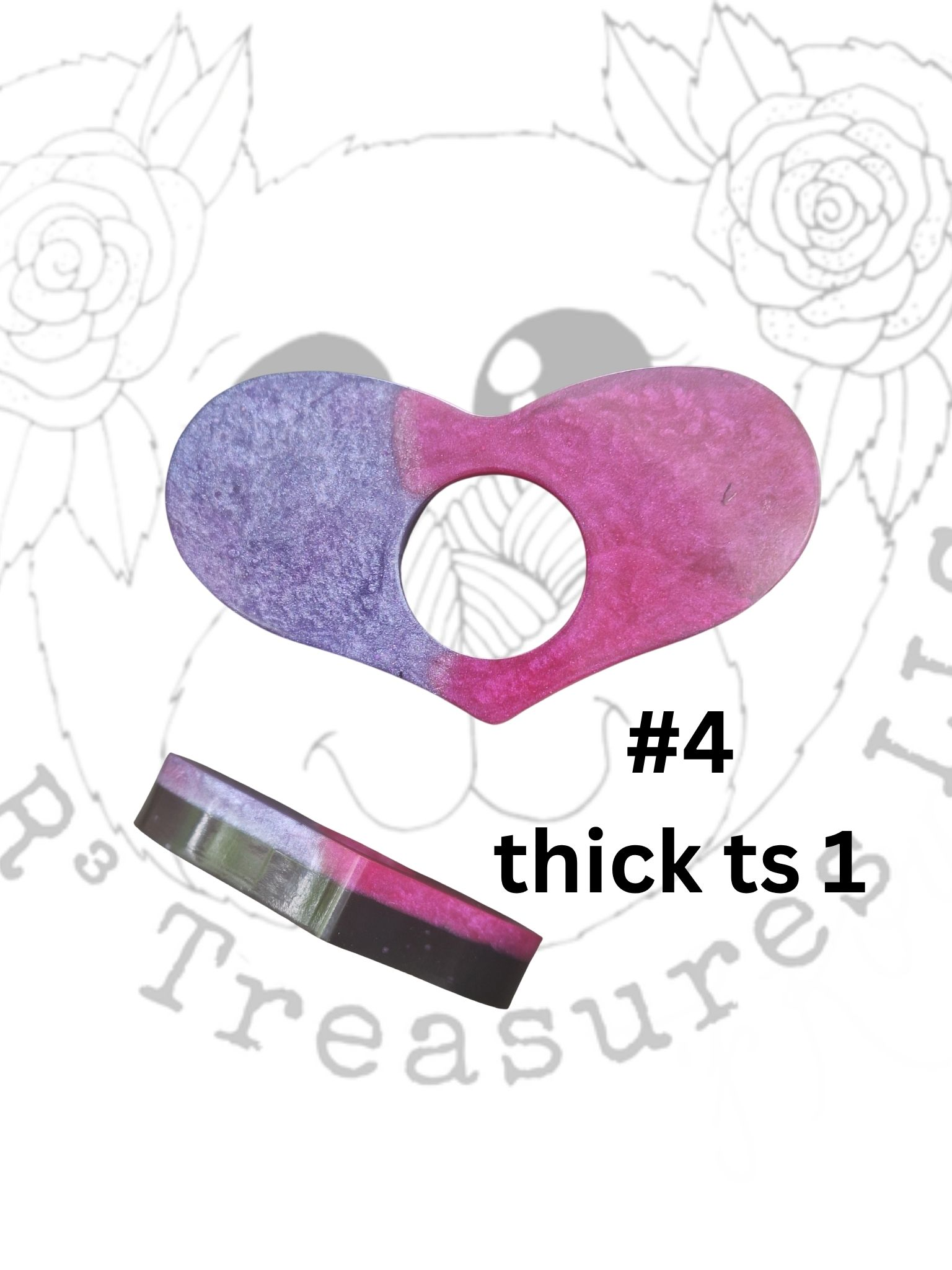 "Thick" Thumb Saver Heart Design