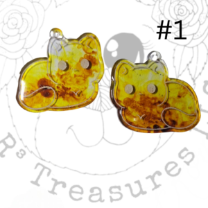 Cats Just "Loafing" Around-Earrings- Keychain-Ornament-Magnet-Gift