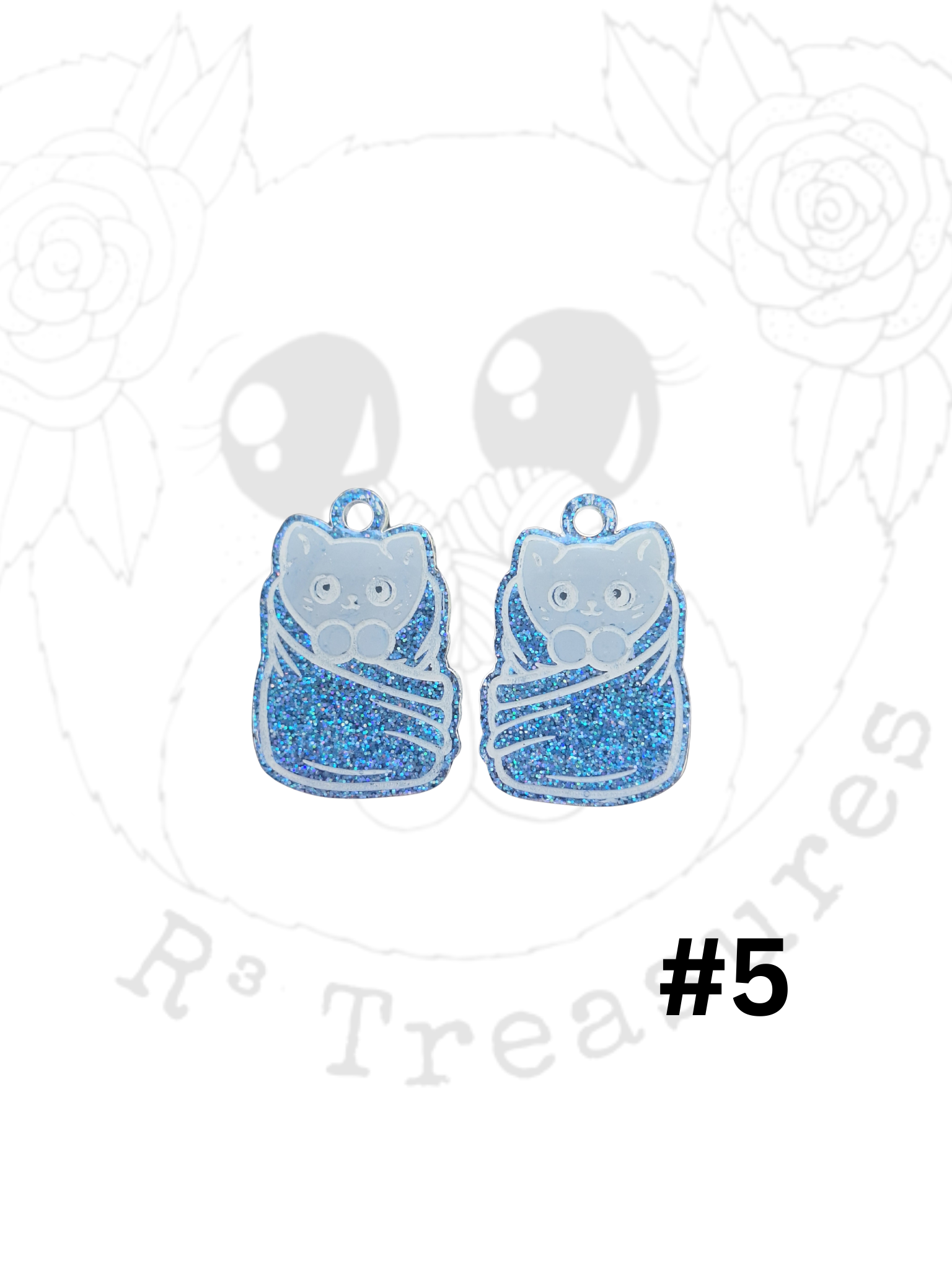 Purrrrrito of Cuteness-Earrings- Keychain-Ornament-Magnet-Gift