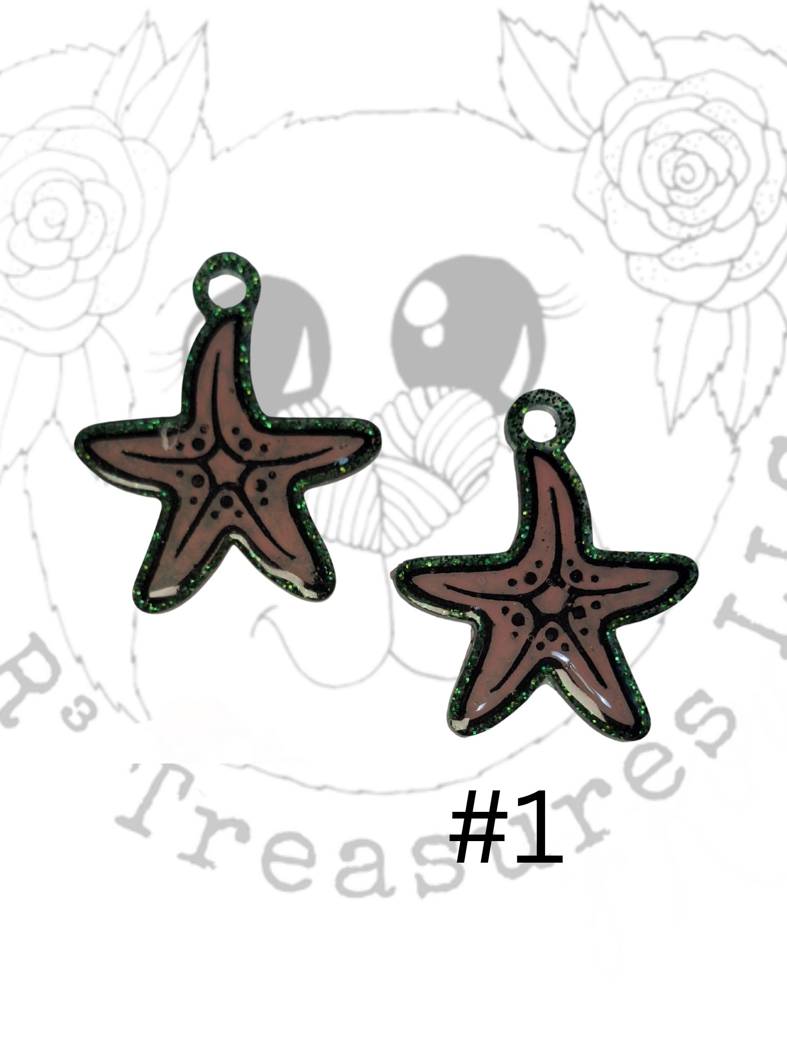 Starfish Earrings-Earrings- Keychain-Ornament-Magnet-Gift