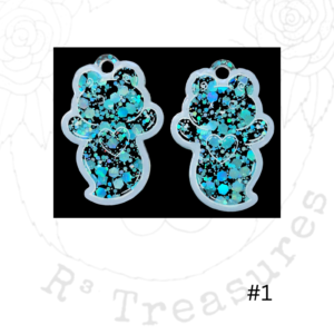 Ghostly Grizzlies-Earrings- Keychain-Ornament-Magnet-Gift