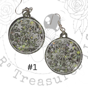 Stained Glass Cat-Earrings- Keychain-Ornament-Magnet-Gift
